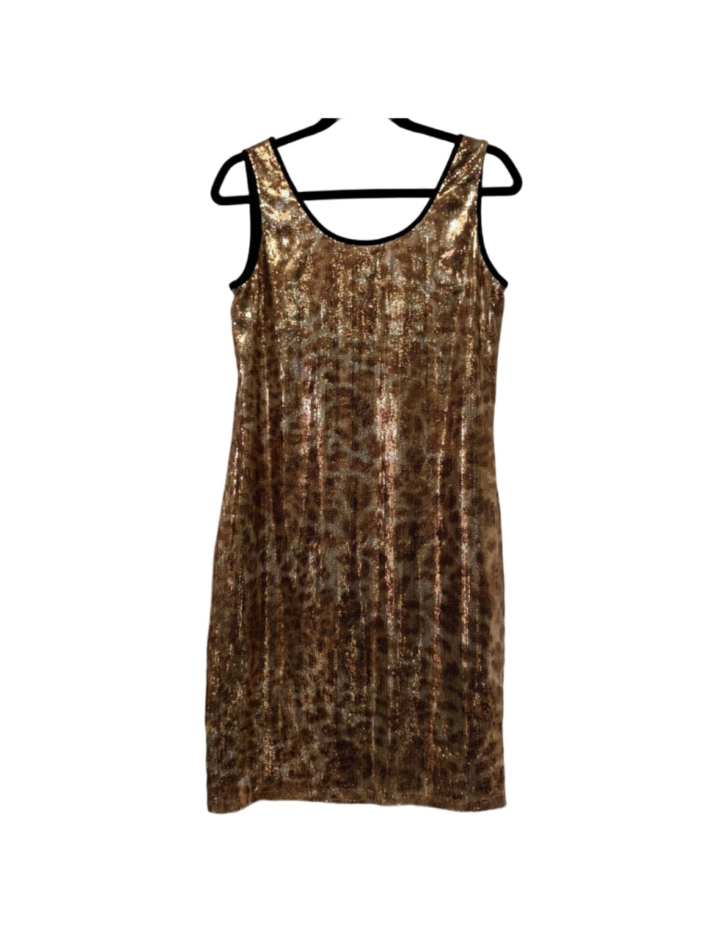 Women's Tiana B. Gold Sequin Mini Dress Size 6